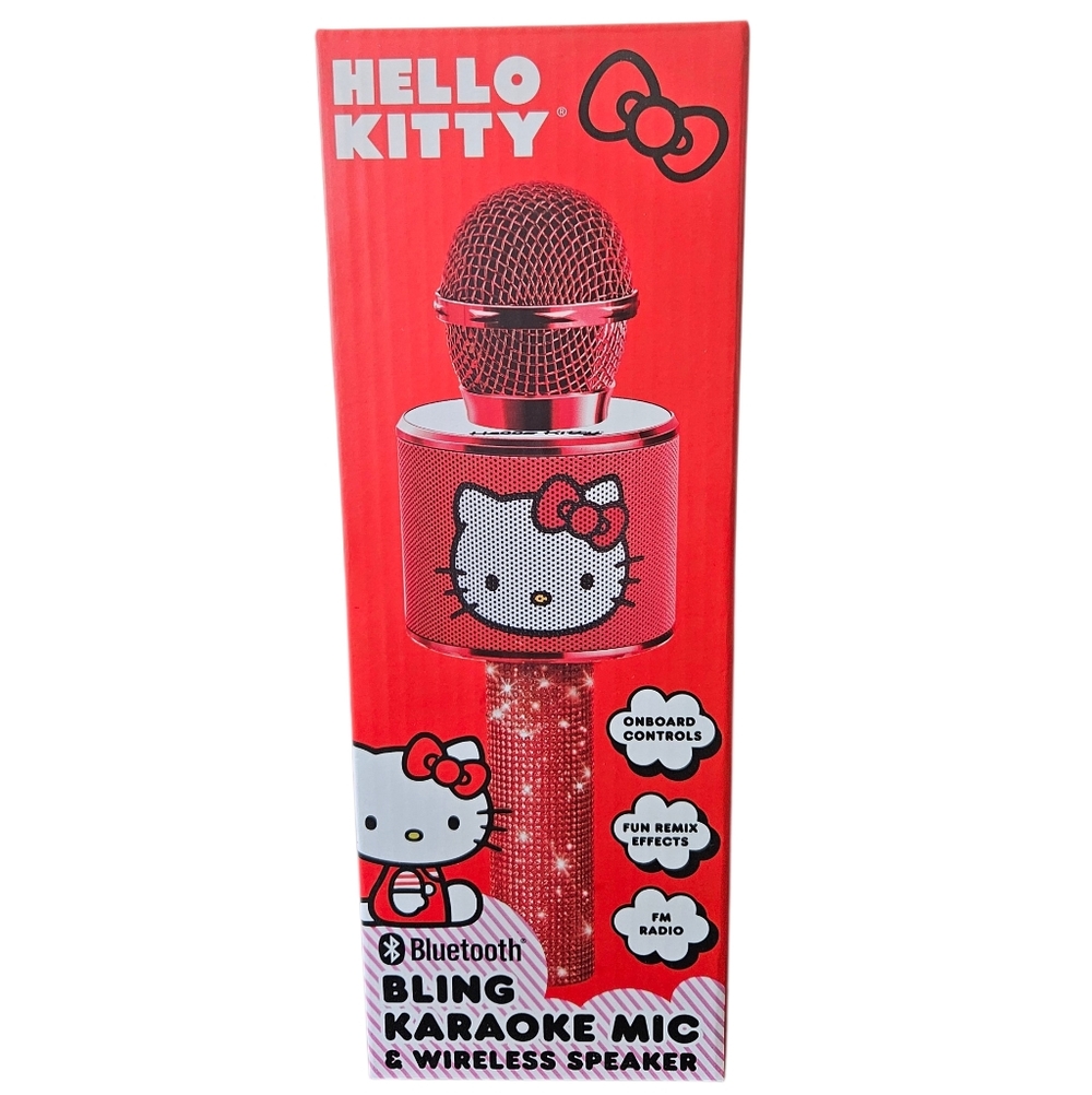 Hello Kitty Bling Karaoke Mic & Wireless Speaker
